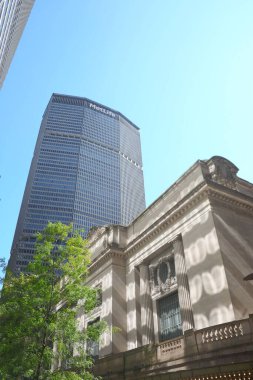 New York, New York, ABD - 27 Ağustos 2025: Manhattan şehir merkezindeki New York 'ta New York, New York' ta New York 'ta New York' ta New York 'ta New York' ta New York 'ta New York' ta New York 'ta