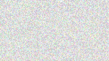 Beyaz zemin üzerinde, renkli aksanlı ikili kod numaralarının kusursuz soyut şablonu dijital veri bilgisayar programlama kavramı