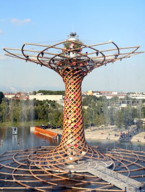 Milan, Italy - 8th September, 2015. Expo Tree of Life