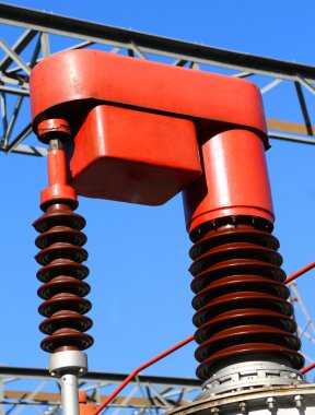 elektrik üretimi için bir güç istasyonunda aygıtlardan