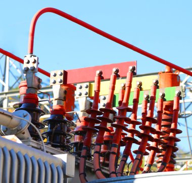 elektrik üretimi için bir güç istasyonunda aygıtlardan