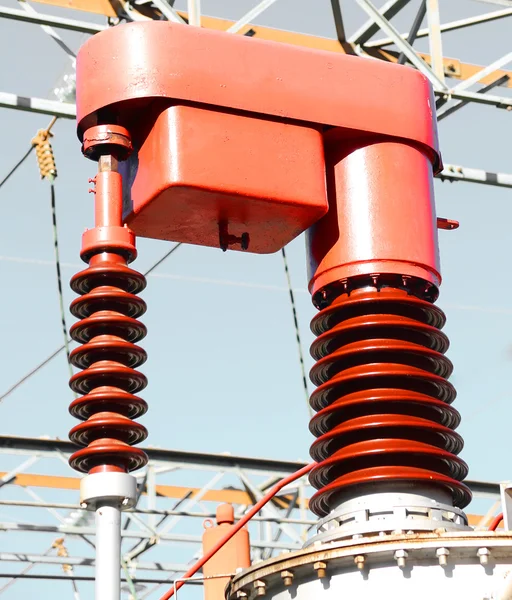 Electrical devices in a power station — Stock Photo, Image