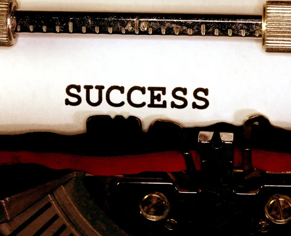 Success written with black ink — Stock Photo, Image