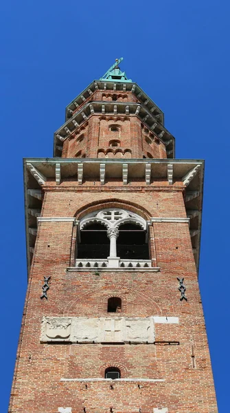 Antiga torre de Basílica Palladian símbolo da cidade de Vicenz — Fotografia de Stock