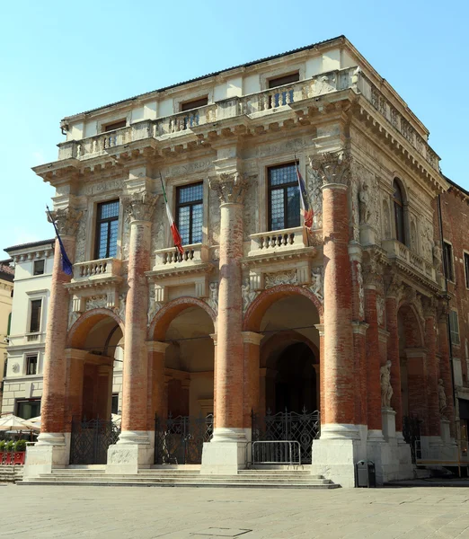 İtalya şehrinde Vicenza Loggia del Capitaniato adlı Saray
