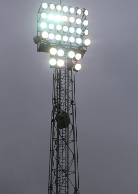 Işıklar açık stadyum gösterisi sırasında geceleri