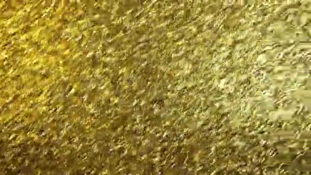 Abstract gouden sparkly glittery deelvenster verplaatsen — Stockvideo