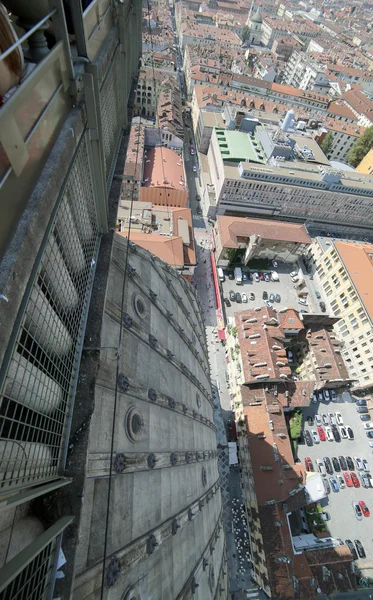 Torino dall'edificio più alto della città chiamato MOLE ANTONELL — Foto Stock