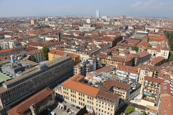 European metropolis with many roofs — Stock Photo, Image