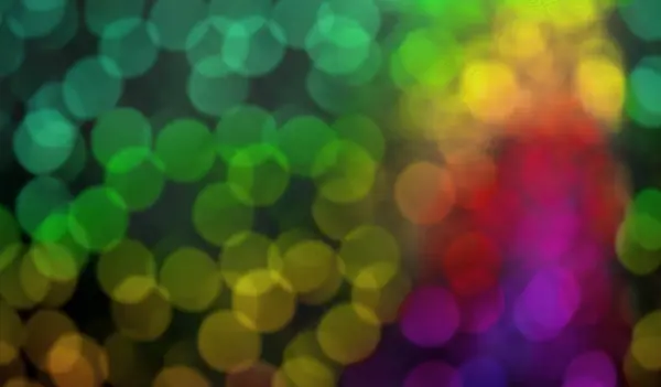 Abstract background of light and color rainbow bokeh — Stock Photo, Image