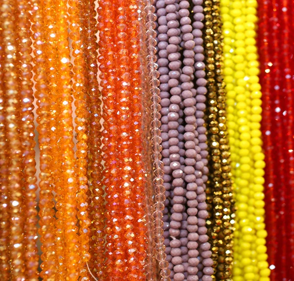 Many beaded necklaces for sale — Φωτογραφία Αρχείου