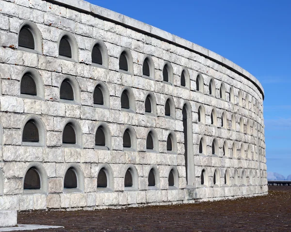 Monte Grappa (Tv) Italië. 8 December, 2015. Militaire memorial m — Stockfoto