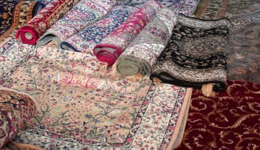 Orta Doğu'daki elle yapılan yün kilim