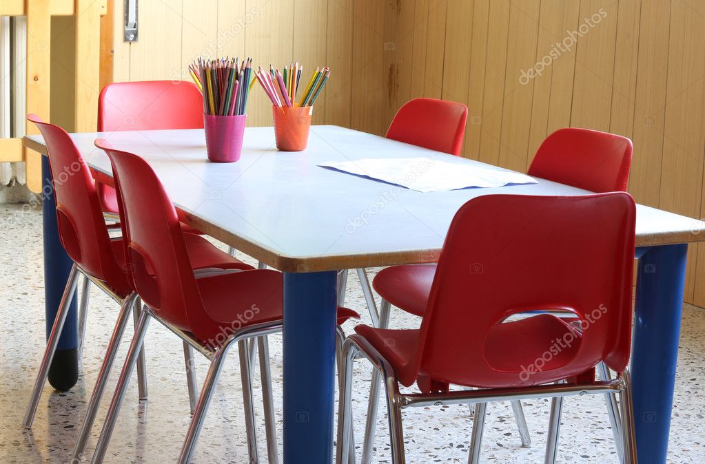 nursery school desk