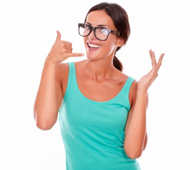 Kadın el arama telefon