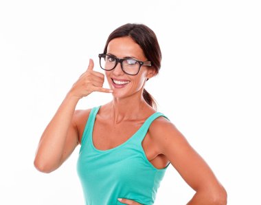 Kadın el arama telefon