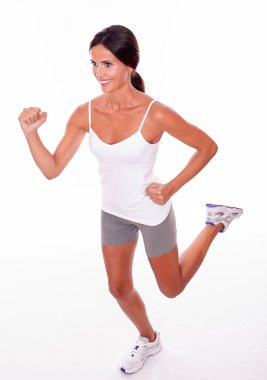 Esmer kadın çalışan