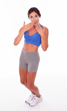 çekici şaşırtıcı genç kadın