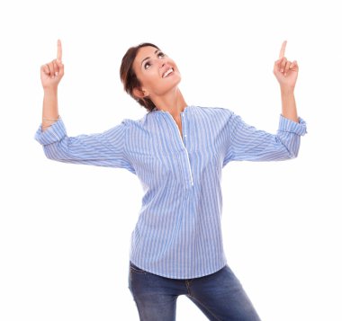 işaret ve seyir çekici kadın