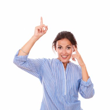 jest soran ile çekici genç hanım