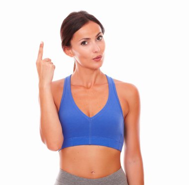 Yukarı dönük eğitim giyim ince Bayan