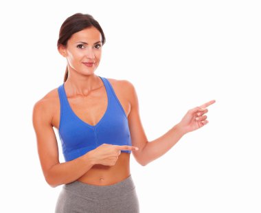 Güzel yetişkin kadın canlılık ile eğitim