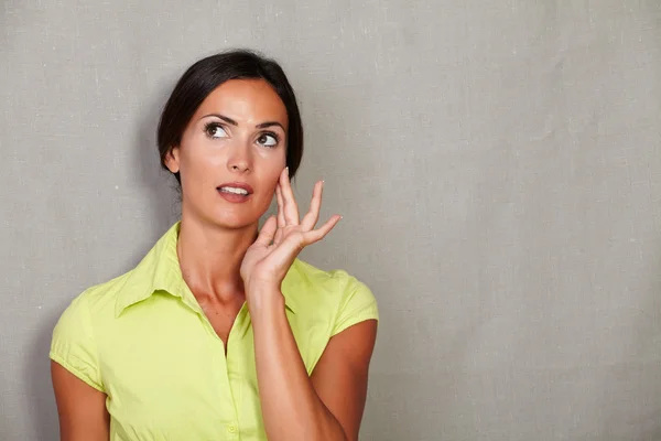 Young woman thinking — Stock Photo, Image