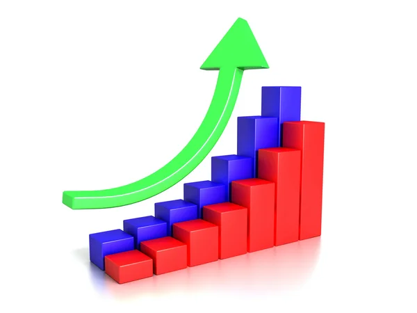 Success Charts — Stock Photo, Image