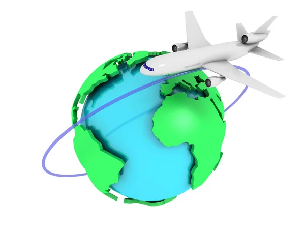 Global Airlines — Stock Photo, Image