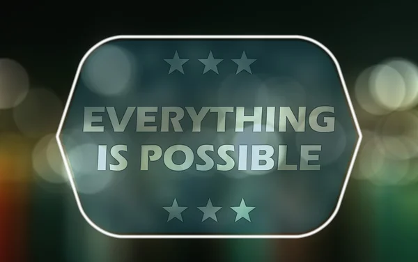 Everything is possibel - abstract background — Stock Photo, Image