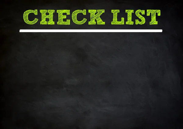 Checklist — Stockfoto