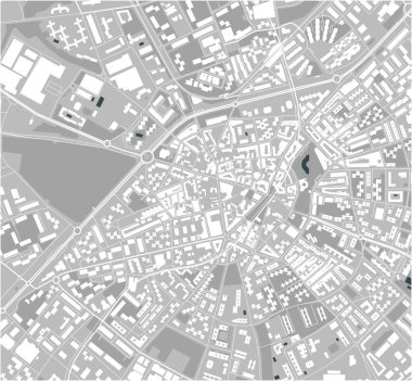 İspanya 'nın Mostoles şehrinin haritası