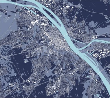 Mainz, Almanya 'nın haritası