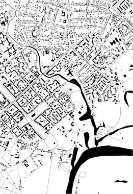 Ukrayna 'nın Chernihiv şehrinin haritası