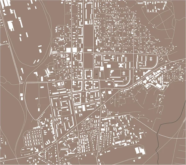 Карта города Макеевка, Украина — стоковый вектор