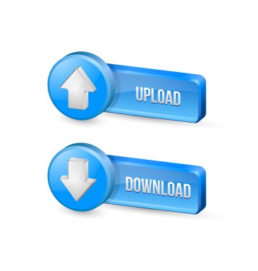 Download ve upload düğme