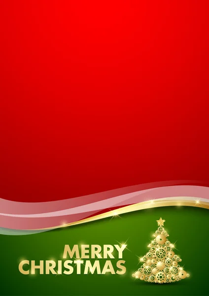 快乐圣诞文档模板 — 图库矢量图片