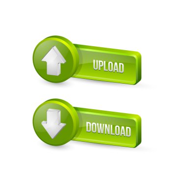 Download ve upload düğme