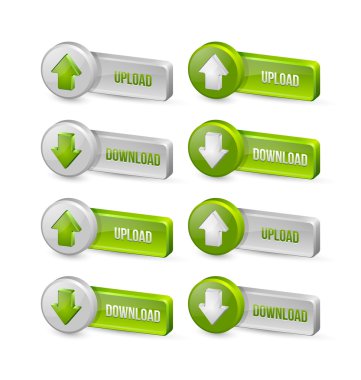 Download ve upload düğme