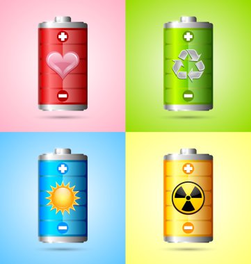 Energy icons clipart