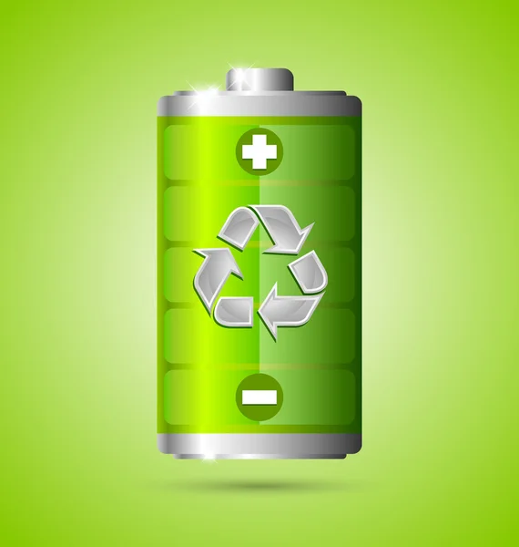 Recycled energy icon — Stock Vector