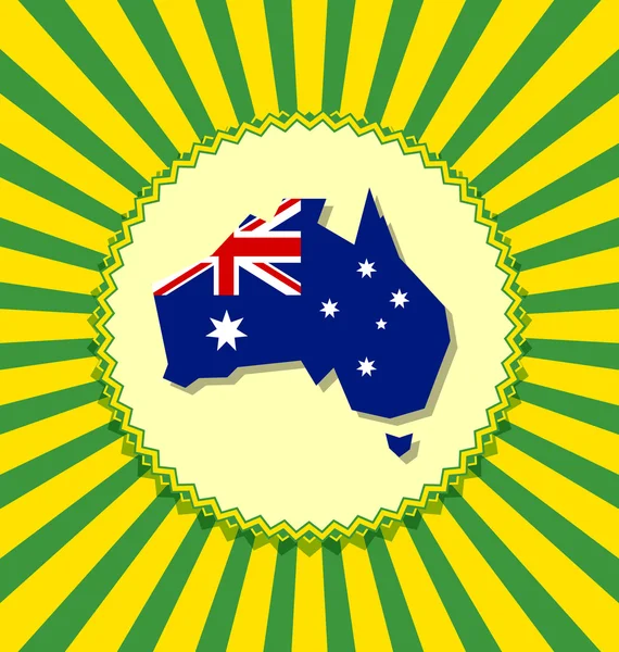 Australië — Stockvector