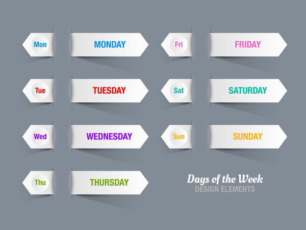 Days of the week