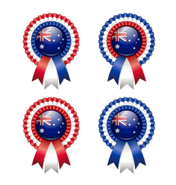 Rosettes australiennes — Image vectorielle