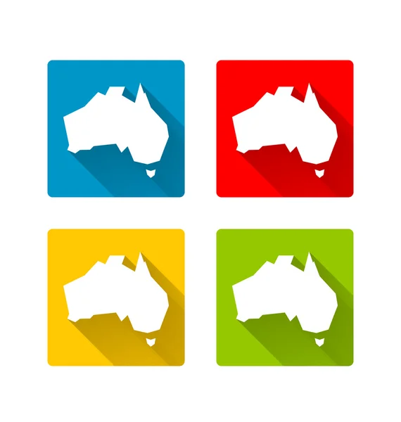 Australië pictogrammen — Stockvector
