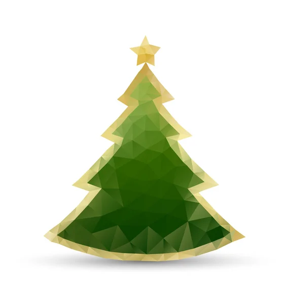 Simple Christmas tree — Stock Vector