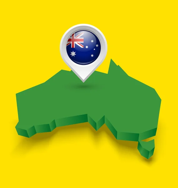 Australië — Stockvector