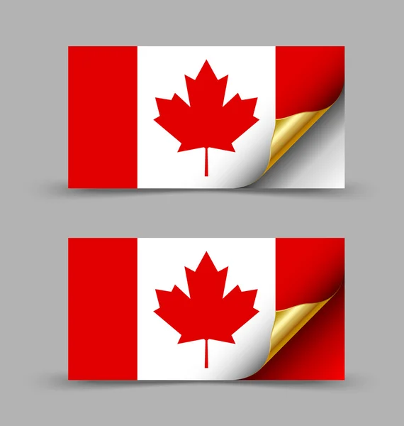 Bandera de Canadá — Archivo Imágenes Vectoriales