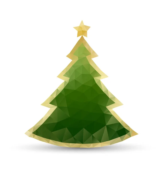 Simple árbol de Navidad Ilustración De Stock