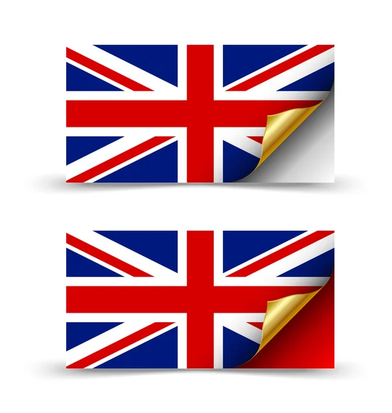 Bandeira britânica —  Vetores de Stock